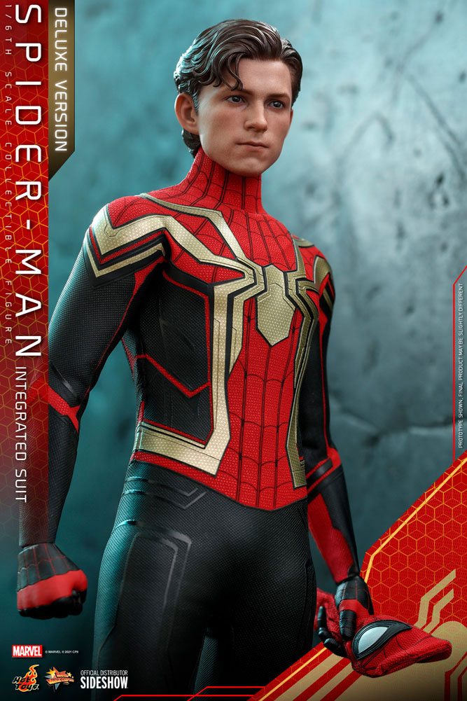 Hot Toys Spider-Man No Way Home Spider-Man (Integrated Suit) Deluxe 1/6th Scale Figure