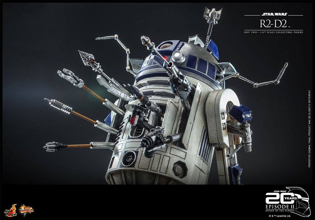 Hot Toys Star Wars Attack Of The Clones 20th Anniversary 1/6 Scale R2-D2 Figure