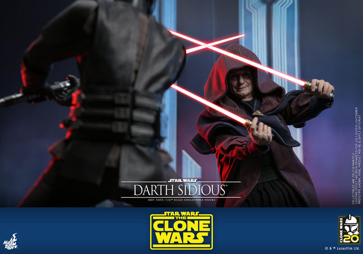 Hot Toys Star Wars The Clone Wars Darth Sidious 1/6th Scale Figure
