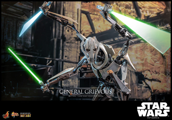 Hot Toys Star Wars Revenge of the Sith General Grievous 1/6th Scale Figure