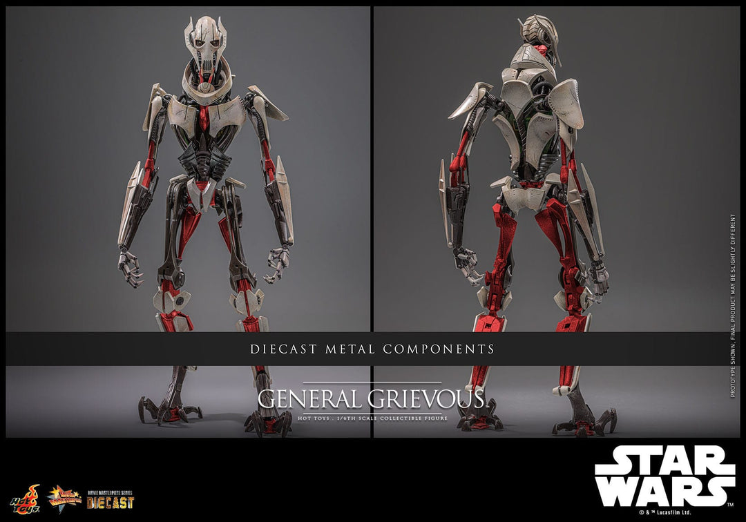 Hot Toys Star Wars Revenge of the Sith General Grievous 1/6th Scale Figure