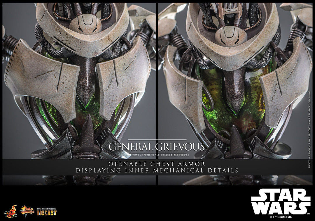 Hot Toys Star Wars Revenge of the Sith General Grievous 1/6th Scale Figure