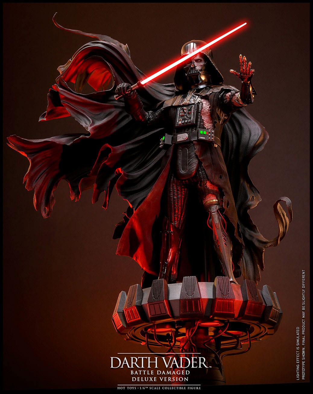 Hot Toys Star Wars Darth Vader (Battle Damaged) Deluxe 1/6th Scale Figure