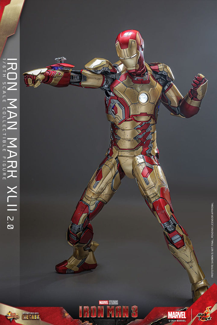 Hot Toys Iron Man 3 Iron Man Mark XLII (2.0) 1/6th Scale Figure