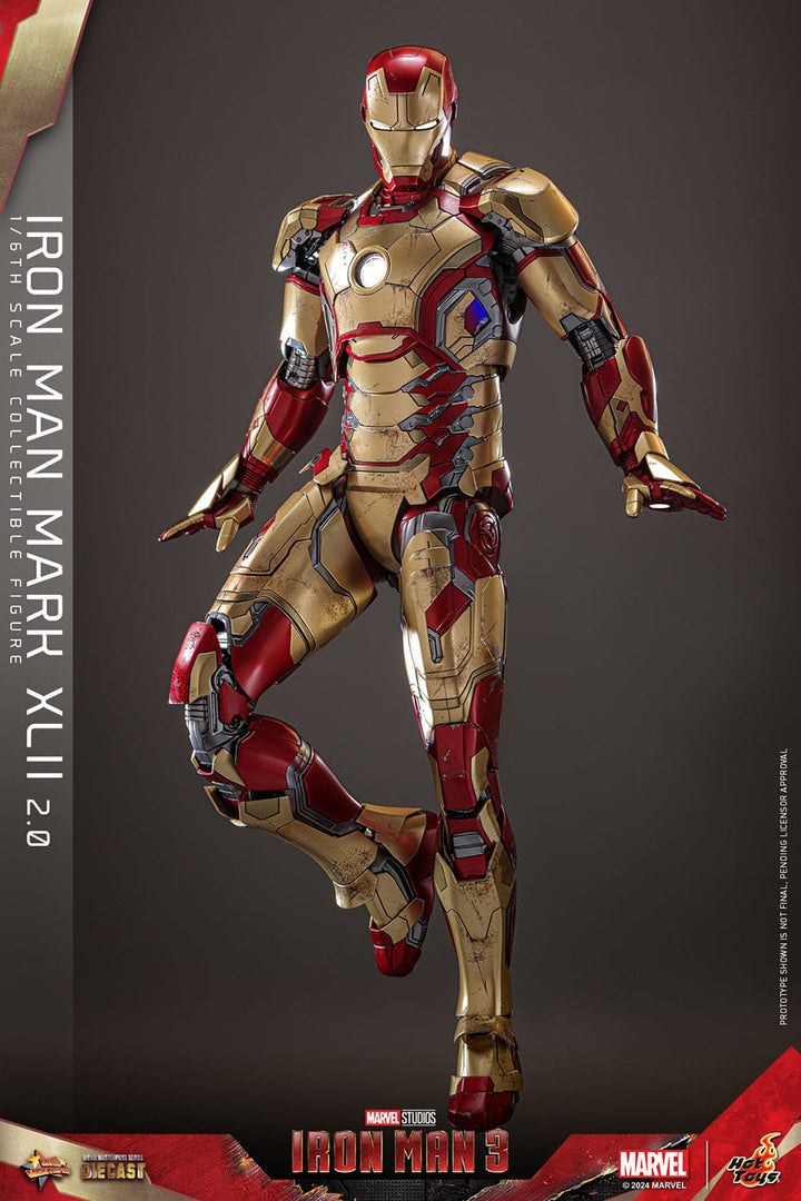 Hot Toys Iron Man 3 Iron Man Mark XLII (2.0) 1/6th Scale Figure