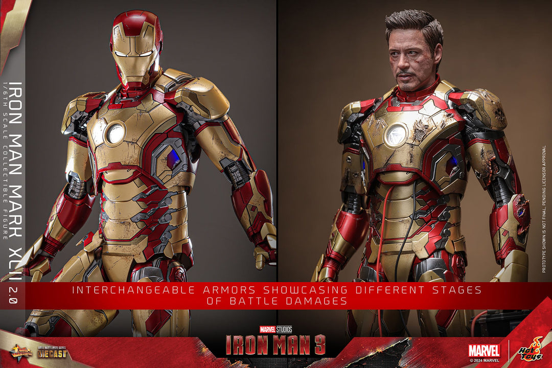 Hot Toys Iron Man 3 Iron Man Mark XLII (2.0) 1/6th Scale Figure