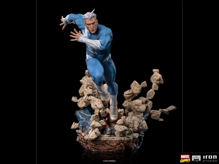 Iron Studios X-Men Battle Diorama Series Quicksilver 1/10 Art Scale Limited Edition Statue