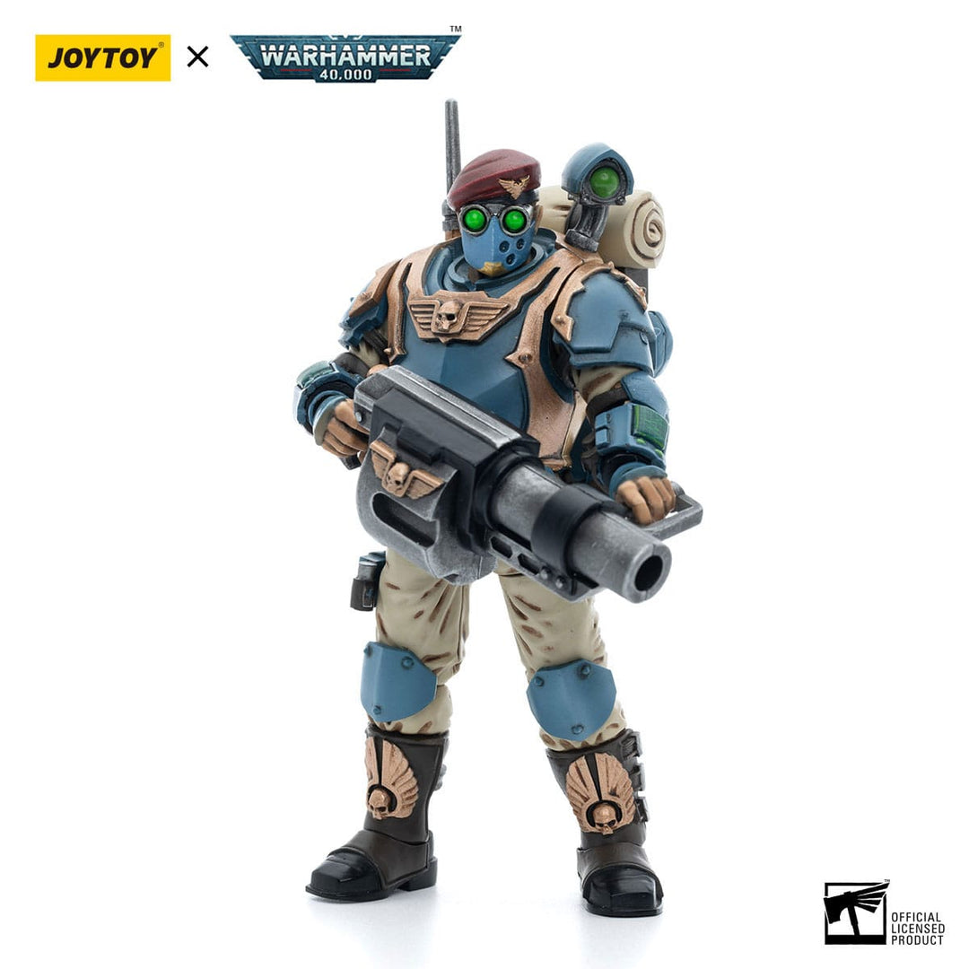 Warhammer 40K Tempestus Scions Command Squad Astra Militarum Action Figure (1/18 Scale)