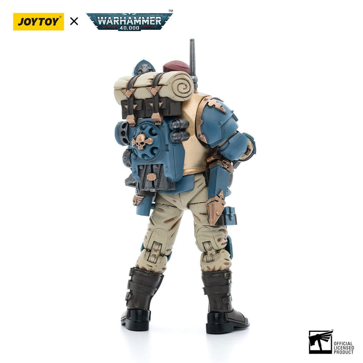 Warhammer 40K Tempestus Scions Command Squad Astra Militarum Action Figure (1/18 Scale)