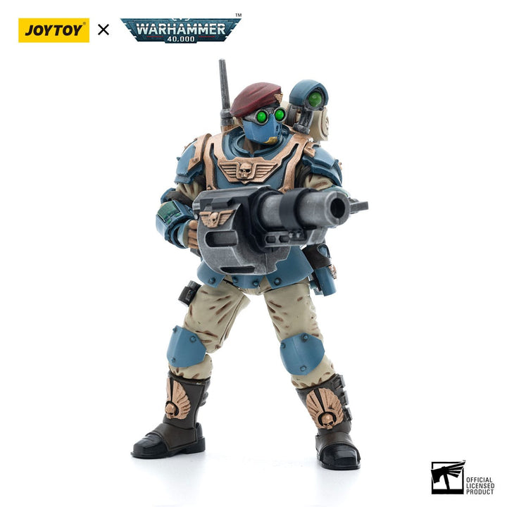 Warhammer 40K Tempestus Scions Command Squad Astra Militarum Action Figure (1/18 Scale)