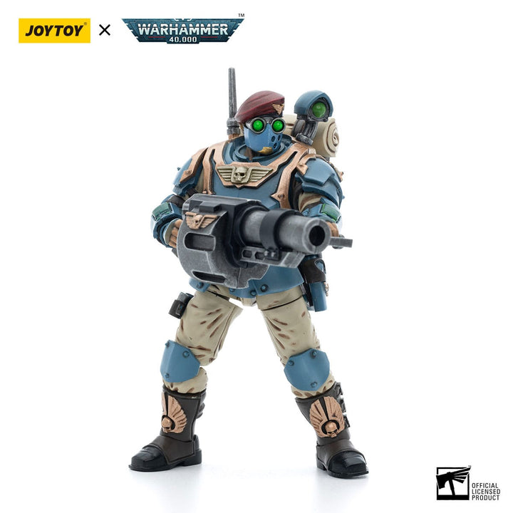 Warhammer 40K Tempestus Scions Command Squad Astra Militarum Action Figure (1/18 Scale)