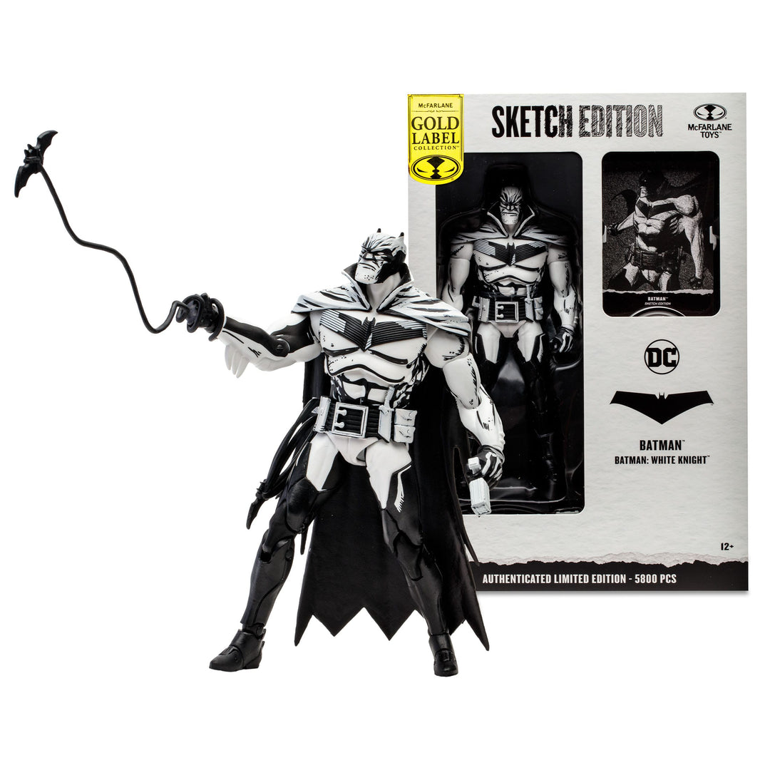 McFarlane DC Multiverse Batman (Batman: White Knight) Line Art 7" Action Figure
