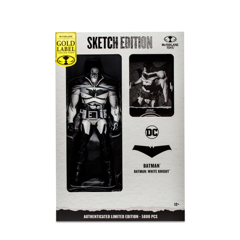 McFarlane DC Multiverse Batman (Batman: White Knight) Line Art 7" Action Figure, product detail