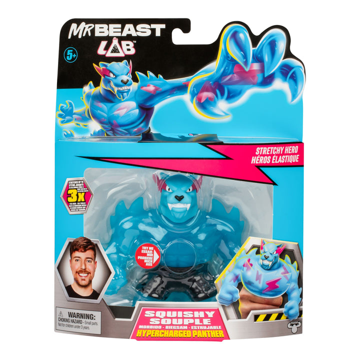 MrBeast Lab Stretchy Figure by Heroes of Goo Jit Zu Hypercharged Panther