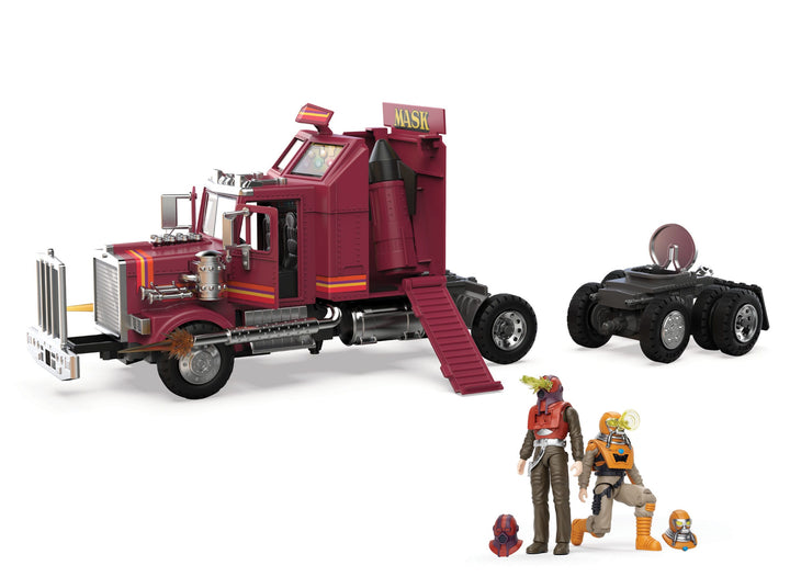 M.A.S.K. Mobile Defense Unit Vehicle with Matt Tracker & Bruce Sato Action Figures