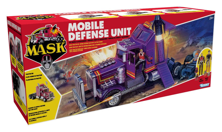 M.A.S.K. Mobile Defense Unit Vehicle with Matt Tracker & Bruce Sato Action Figures