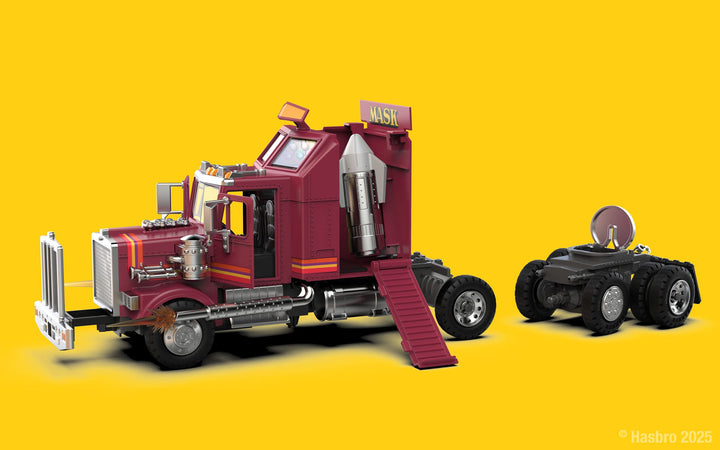 M.A.S.K. Mobile Defense Unit Vehicle with Matt Tracker, Bruce Sato, Scott Trakker, & T-Bob Action Figures