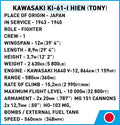 Cobi World War II KAWASAJU JU-61-I HIEN (324 Pieces)