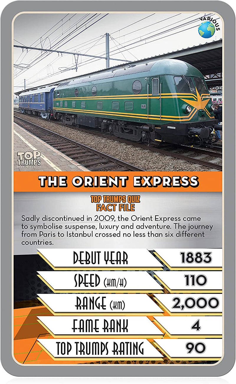 Top Trumps Classics Trains Card Game - Image 2