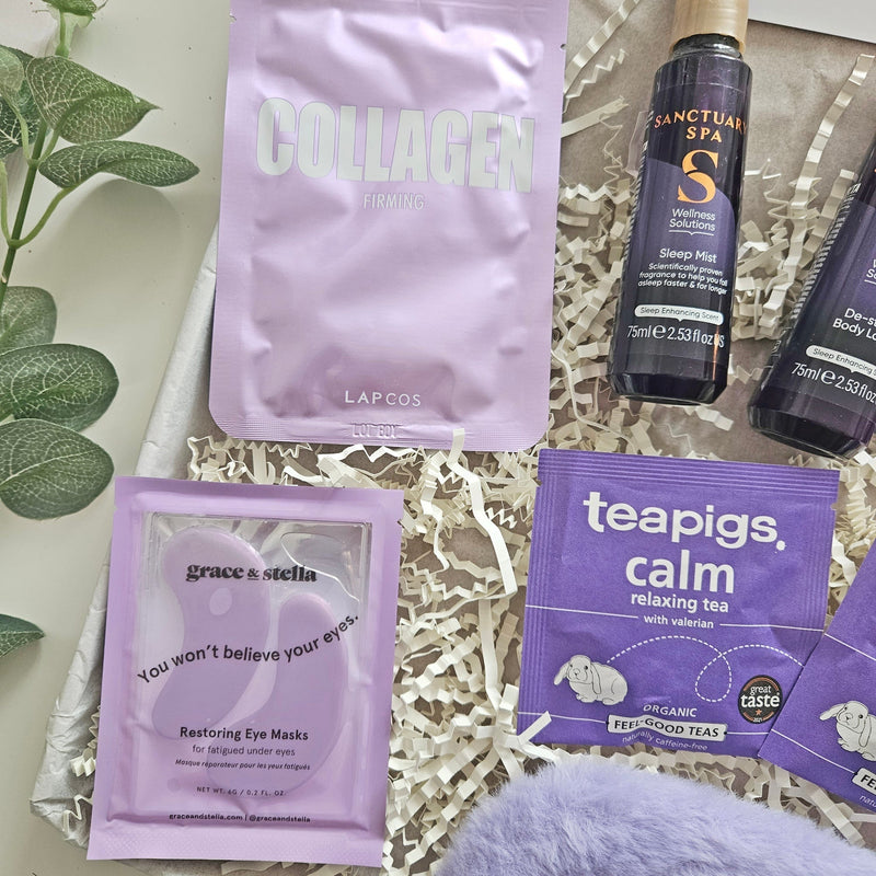 DESTRESS PAMPER BOX | THINKING OF YOU PRESENTS, close-up detail