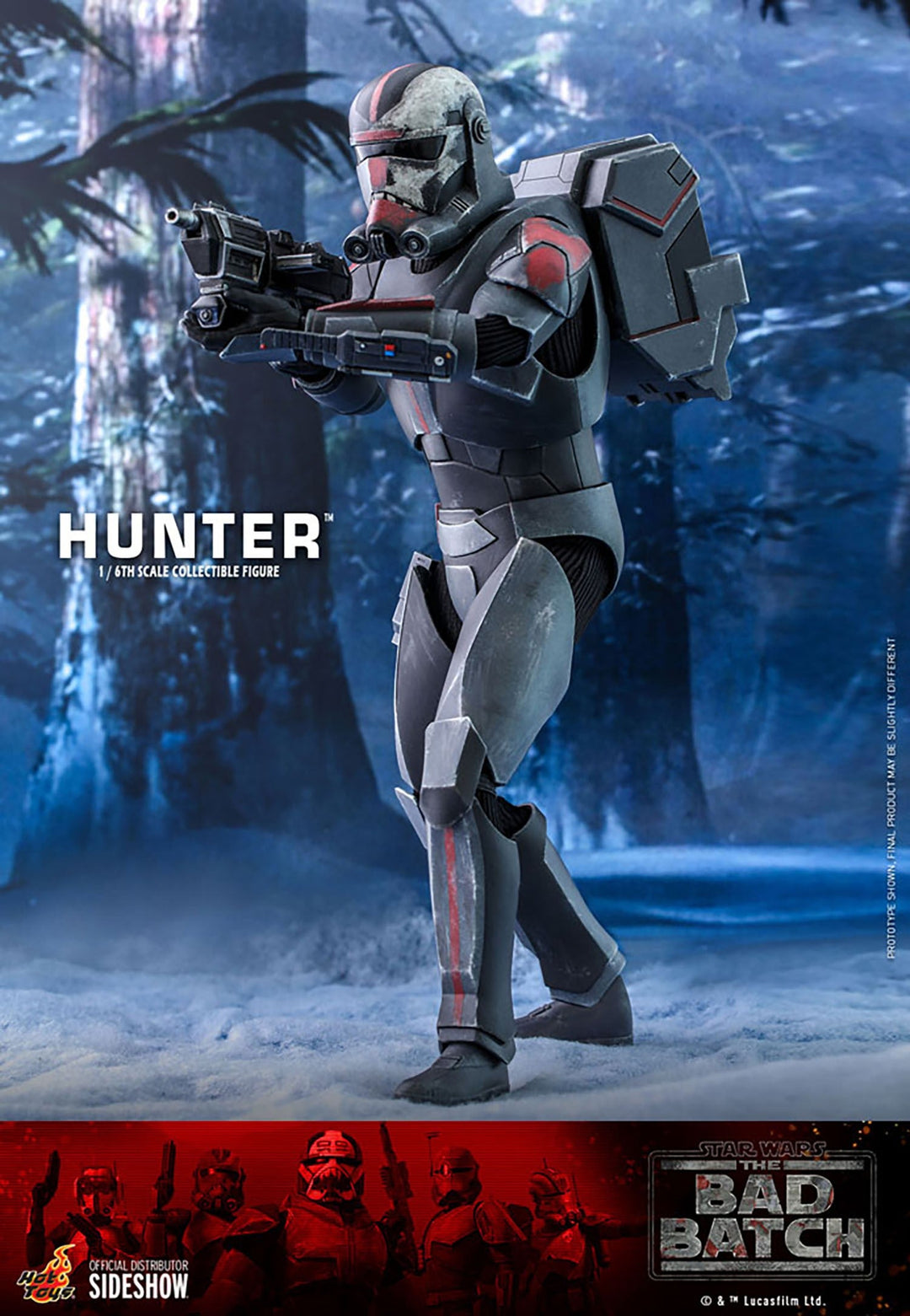 Hot Toys Star Wars The Bad Batch Hunter 1/6th Scale Figure