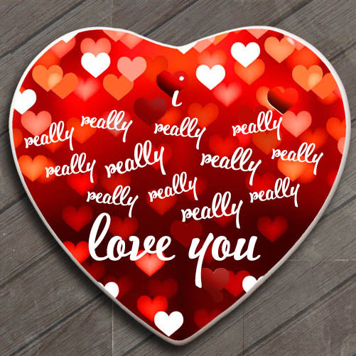 I Really Love You Love Heart Keepsake