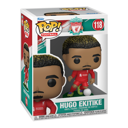 Hugo Ekitike Liverpool FC Funko Pop! Football Vinyl Figure