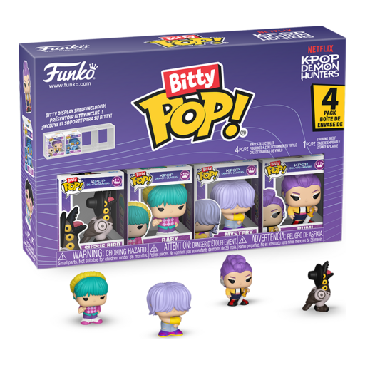 Rumi KPop Demon Hunters Series 2 Funko Bitty Pop! 4 Pack