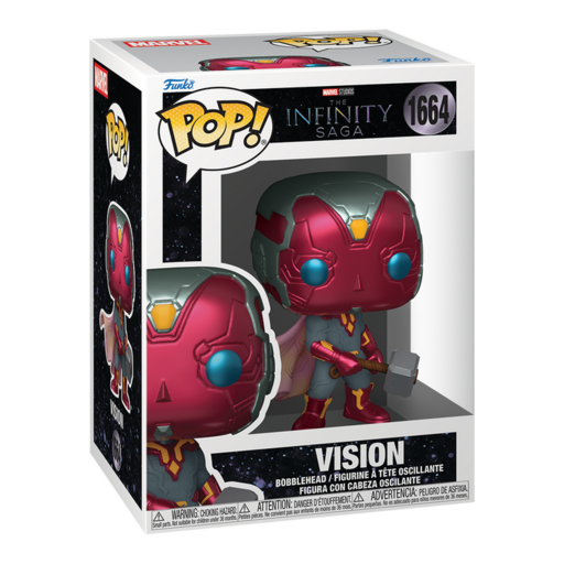 Vision with Mjolnir Marvel Infinity Saga Funko Pop! Vinyl Figure