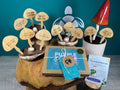 Mushroom Plant Stakes Gift Set, packaging shot