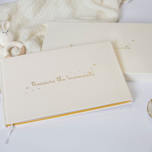 LUXURY BABY MEMORY BOOK collectible from The Baby Gifting Company