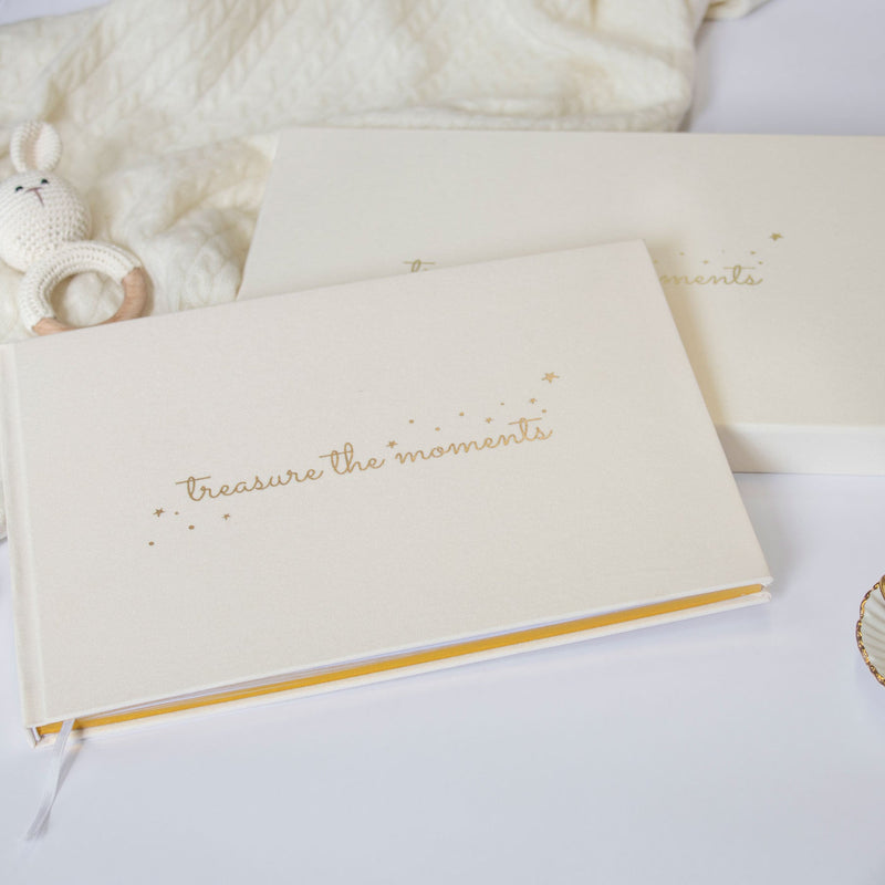 LUXURY BABY MEMORY BOOK collectible from The Baby Gifting Company