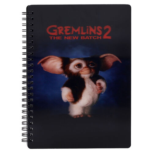 Official Gremlins 3D Lenticular Black Notebook