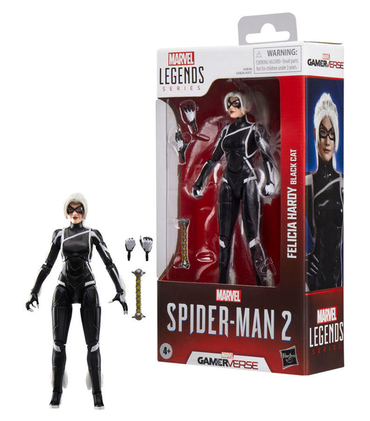 Marvel Legends Series Gamerverse Spider Man 2: Felicia Hardy (Black Cat) Action Figure - Image 2