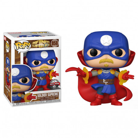 Soldier Supreme Marvel Infinity Warps Funko POP! Bobble Head Figure