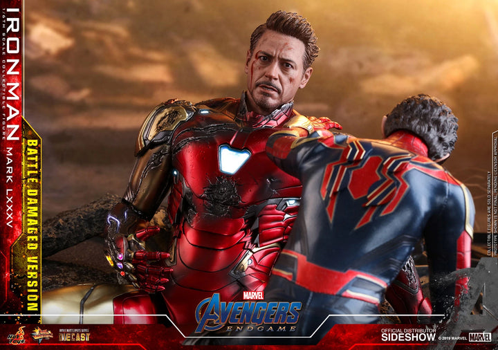 Hot Toys Avengers Endgame Iron Man Mark LXXXV (Battle Damaged Version) 1/6th Scale Figure