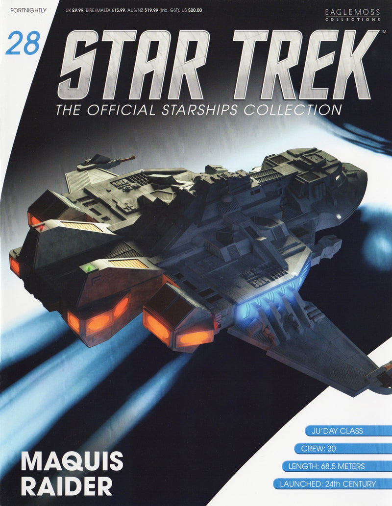 Maquis Raider Starship Die-Cast Model (Eaglemoss / Star Trek), additional view