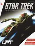 Klingon Raptor Model Die Cast Ship (Eaglemoss / Star Trek), in display
