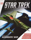 Klingon Augments' Starship Die-Cast Model (Eaglemoss / Star Trek), in display