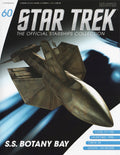 S.S Botany Bay Model Diecast Model Ship STDC060 (Eaglemoss / Star Trek), in display