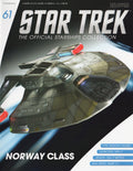 Norway-class (U.S.S. Budapest NCC-64923) Starship Die-Cast Model (Eaglemoss / Star Trek), in display