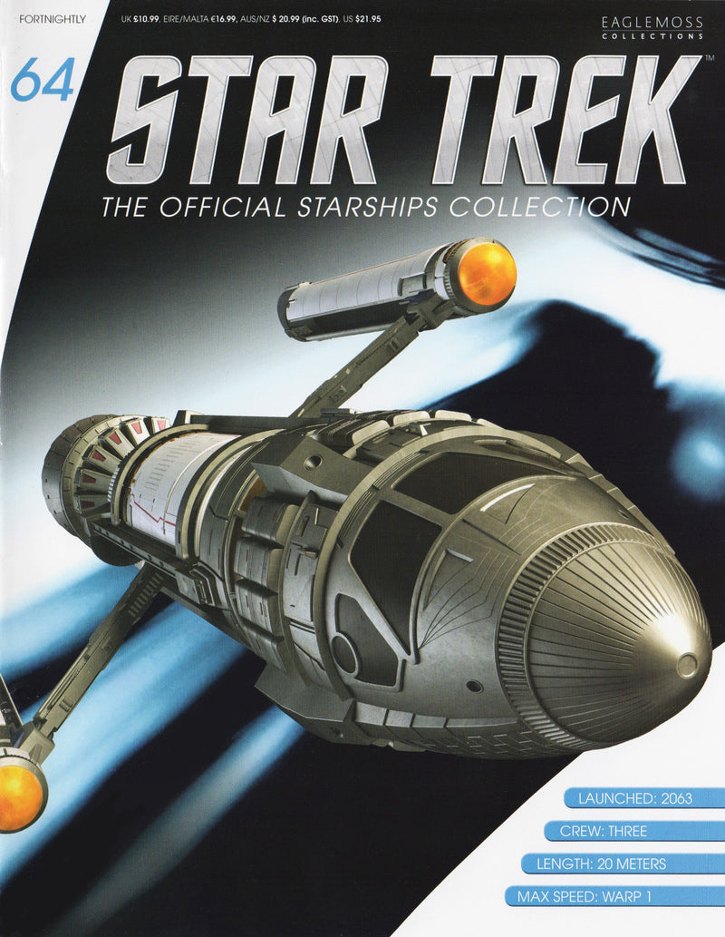 The Phoenix Model Die Cast Ship (Eaglemoss / Star Trek), size reference