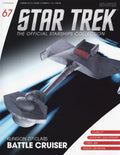 Klingon D7 Battle Cruiser Starship Die-Cast Model (Eaglemoss / Star Trek), additional view