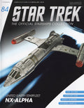 United Earth Starfleet NX-Alpha Starship Model (Eaglemoss / Star Trek), in display