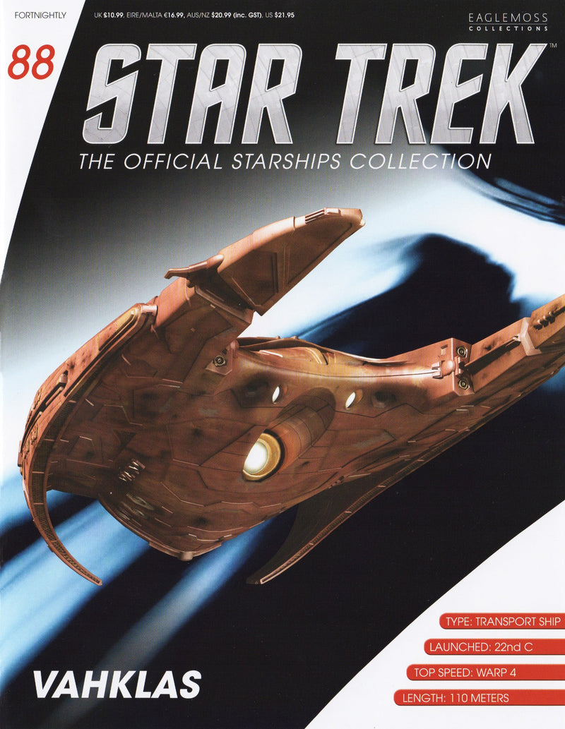 Vulcan Vahklas Starship Die-Cast Model (Eaglemoss / Star Trek), size reference