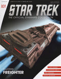 Bajoran Freighter Starship Die-Cast Model (Eaglemoss / Star Trek)), in display