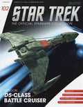 Klingon D5-Class Battlecruiser Ship Die-Cast Model (Eaglemoss / Star Trek), rear view
