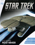 U.S.S. Phoenix NCC-65420 Nebula Class Model Diecast Ship (Eaglemoss / Star Trek), rear view