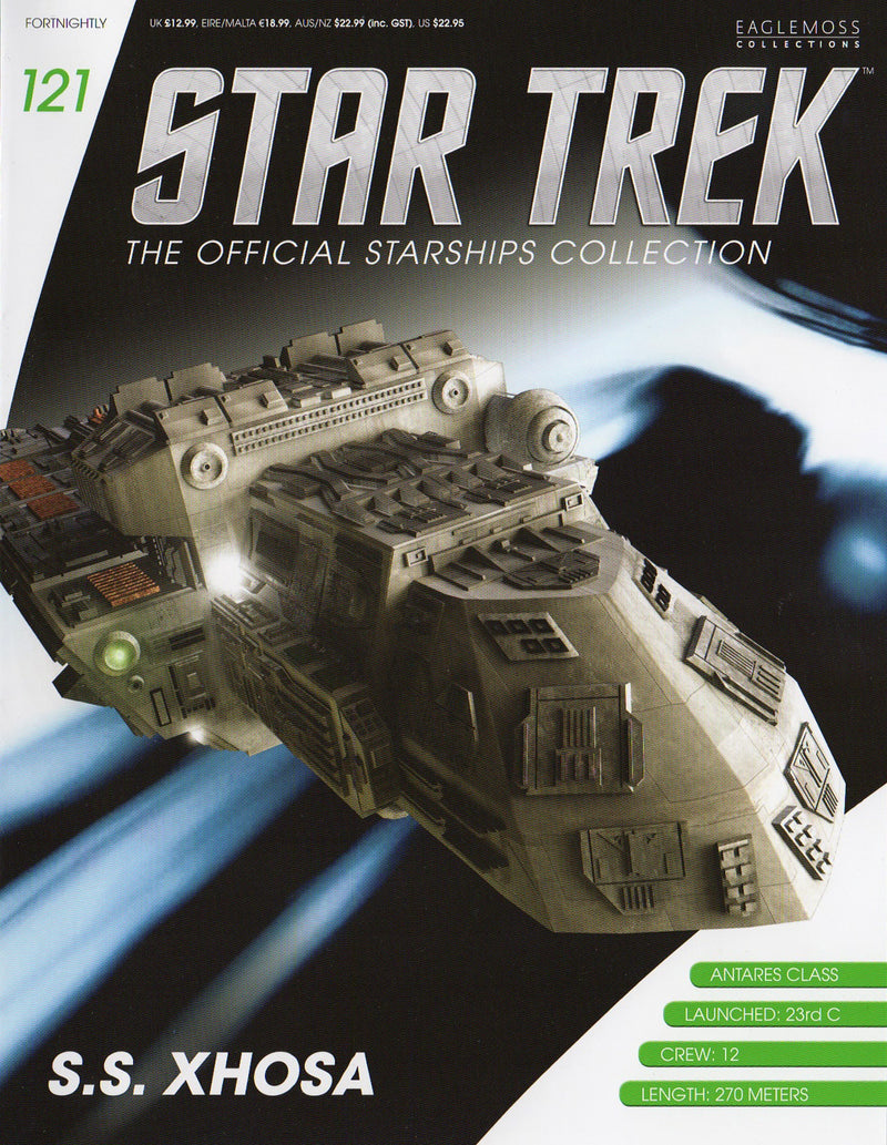 Xhosa Model Die Cast Ship (Eaglemoss / Star Trek), packaging shot