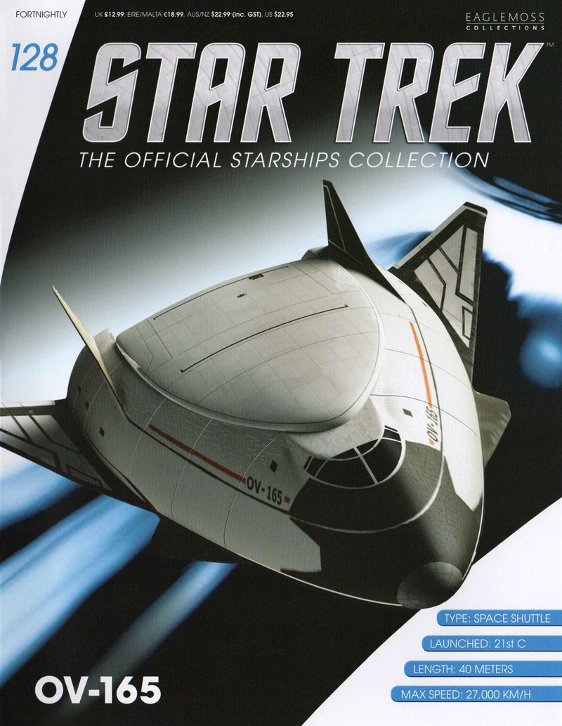 OV-165 Model Diecast Ship STDC128 (Eaglemoss / Star Trek), in display